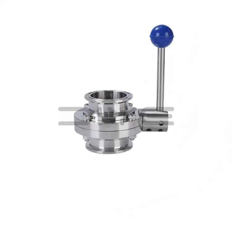 Лептир вентил са санитарним стезаљкама