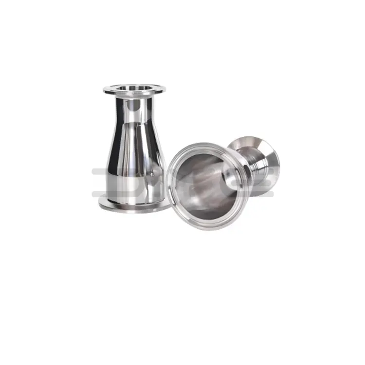 Санитарна обујмица од нерђајућег челика, концентрични редуктор