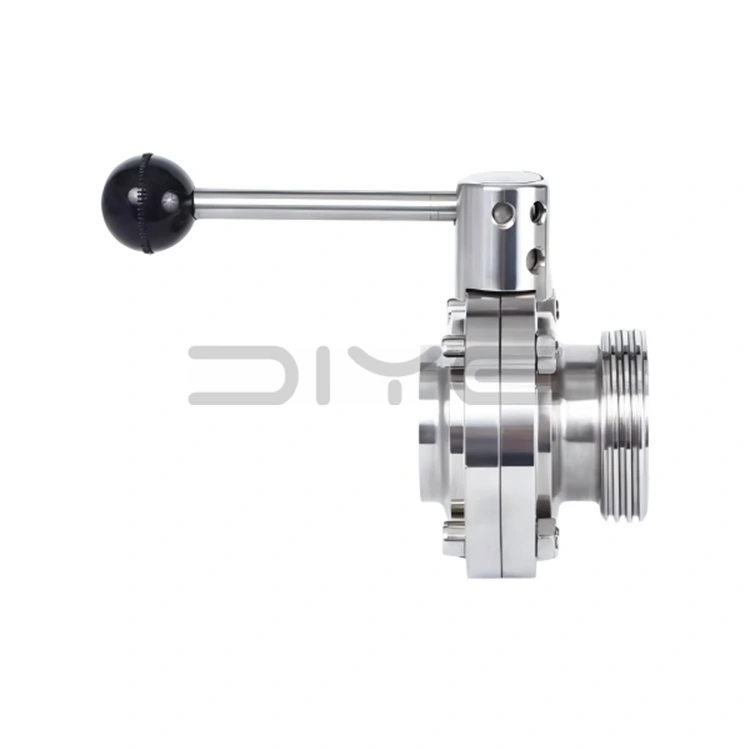 Лептир вентил са санитарним завареним навојем